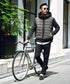 チャコールグレー MODEL : GO 180cm 66kg Lsize